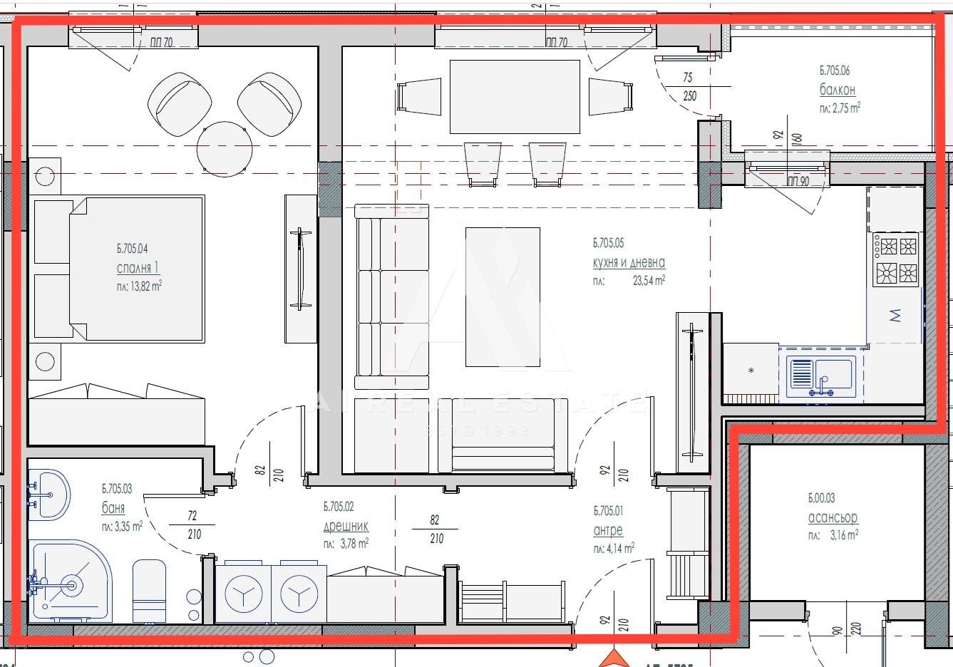 Продава 2-СТАЕН, гр. Плевен, Широк център, снимка 3 - Апартаменти - 55141588
