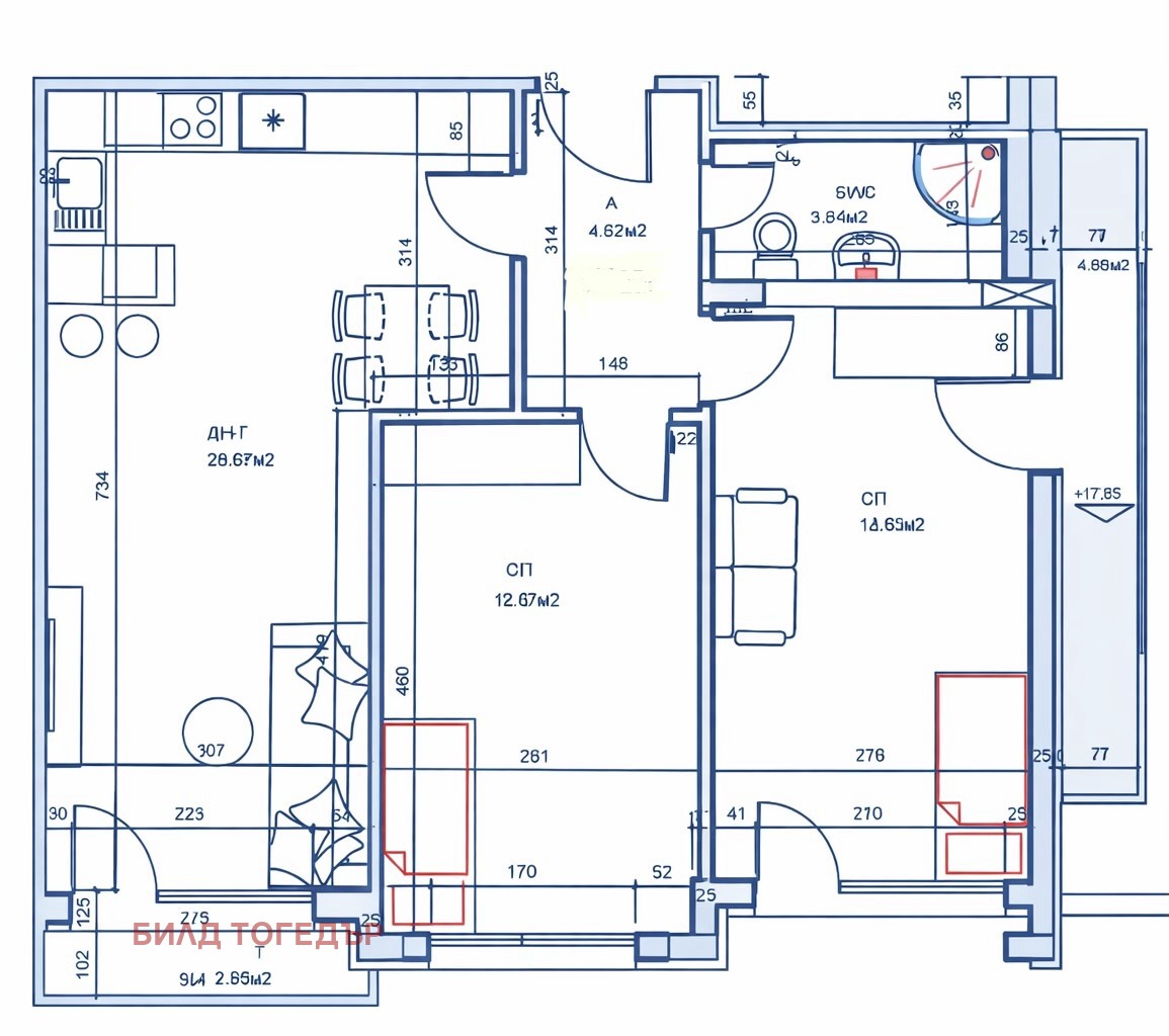 Продава 3-СТАЕН, гр. Пловдив, Център, снимка 2 - Апартаменти - 53521283