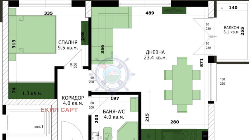 Продава 2-СТАЕН, гр. Варна, Кайсиева градина, снимка 1 - Aпартаменти - 49259038