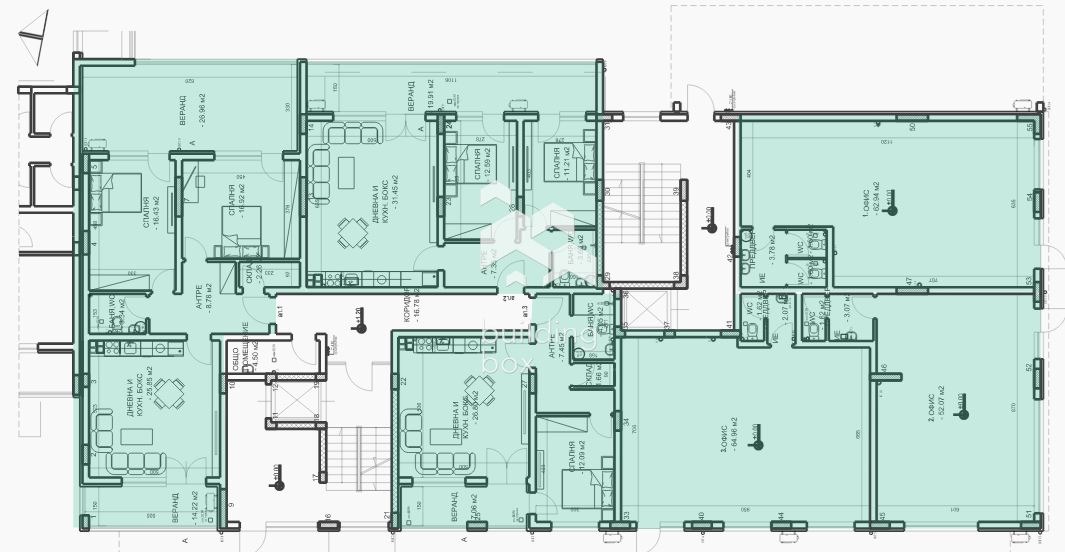 Продава 3-СТАЕН, гр. Пловдив, Младежки Хълм, снимка 2 - Апартаменти - 54032371