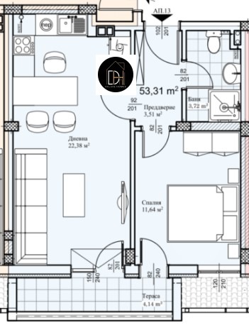 Продава 2-СТАЕН, гр. Пловдив, Прослав