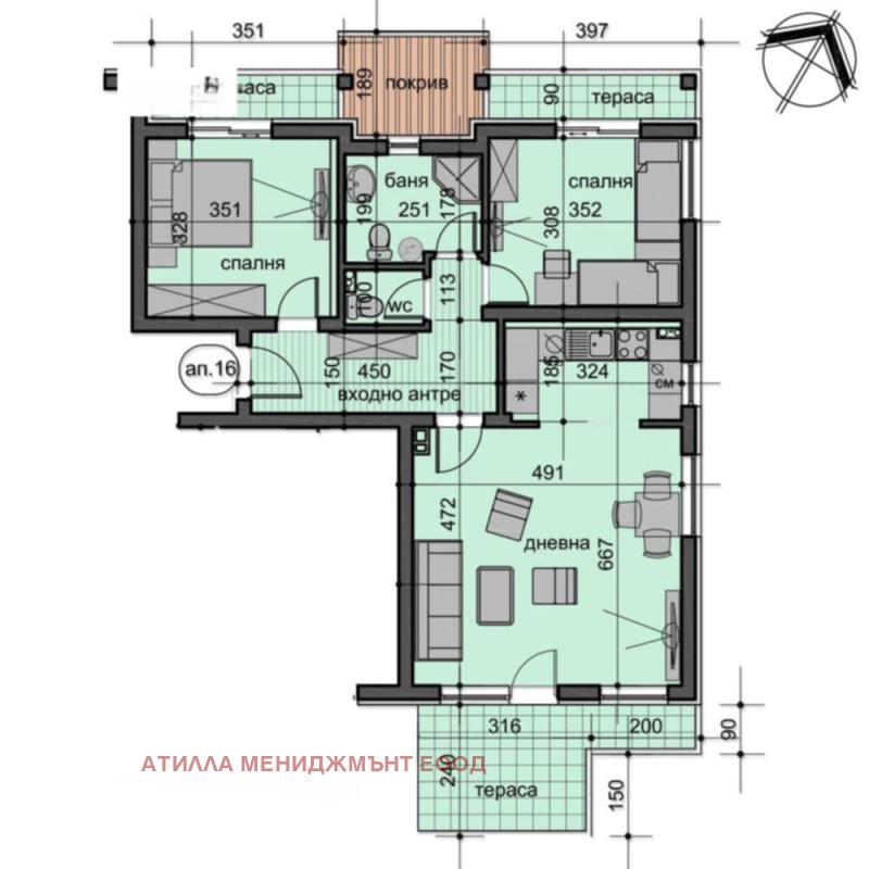 À vendre  2 chambres Plovdiv , Ostromila , 110 m² | 25179985 - image [3]