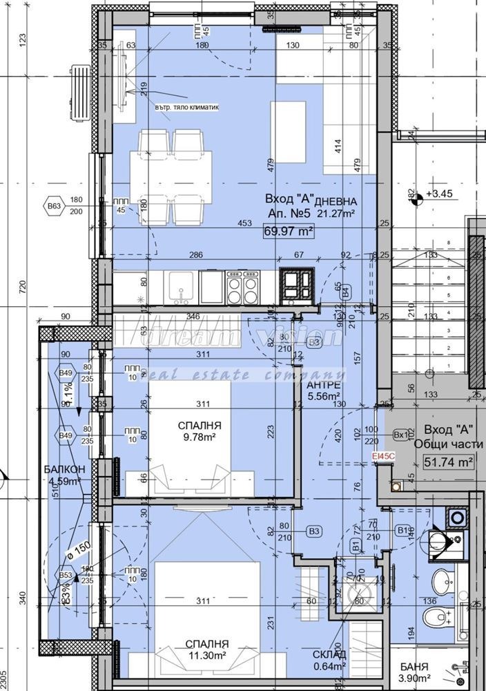 Продава 3-СТАЕН, гр. София, Манастирски ливади, снимка 5 - Апартаменти - 53682453