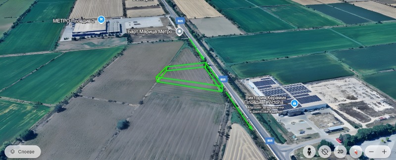 For Sale  Plot Plovdiv , Industrialna zona - Maritsa , 6821 sq.m | 44391109 - image [3]
