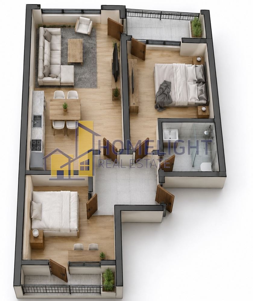 Продава 3-СТАЕН, гр. София, Овча купел, снимка 15 - Апартаменти - 54676615