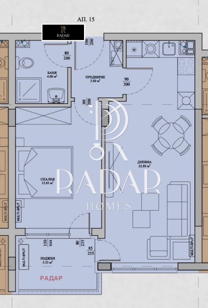 Продава 2-СТАЕН, гр. София, Малинова долина, снимка 5 - Апартаменти - 54817044