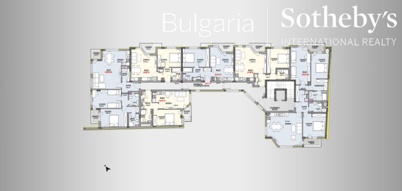 En venta  2 dormitorios Sofia , Krasno selo , 126 metros cuadrados | 61831197 - imagen [5]