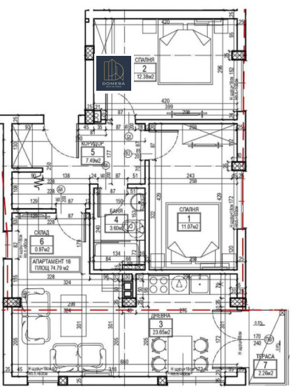 Продава 3-СТАЕН, гр. София, област София-град, снимка 2 - Апартаменти - 53463964