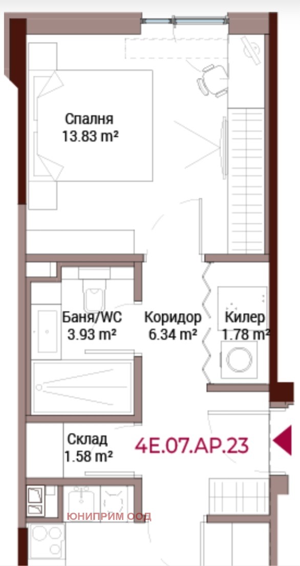 Na prodej  1 ložnice Sofia , Lozenec , 88 m2 | 27972617 - obraz [2]