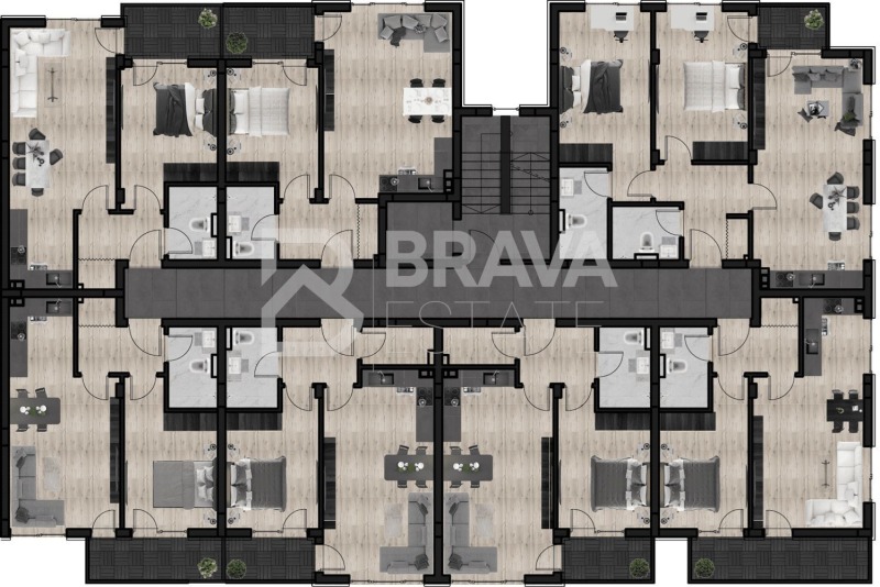 Eladó  1 hálószoba Plovdiv , Komatevski vazel , 73 négyzetméter | 85187038 - kép [3]