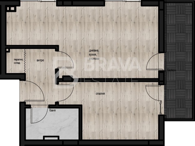 Eladó  1 hálószoba Plovdiv , Komatevski vazel , 73 négyzetméter | 85187038 - kép [2]