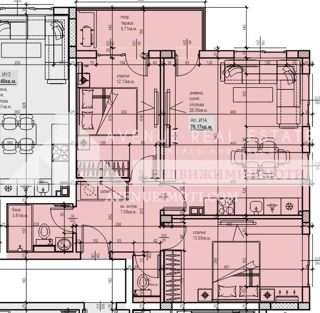 Til salg  2 soveværelser Plovdiv , Yuzhen , 102 kvm | 96379719 - billede [6]