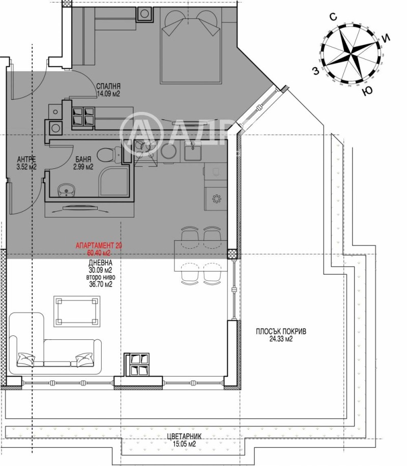Продава  3-стаен град София , Витоша , 109 кв.м | 59018585 - изображение [4]