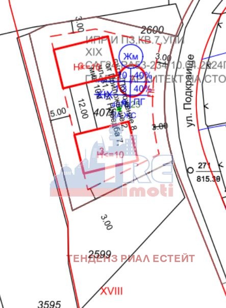 De vânzare  Complot Sofia , Vladaia , 1247 mp | 35553048