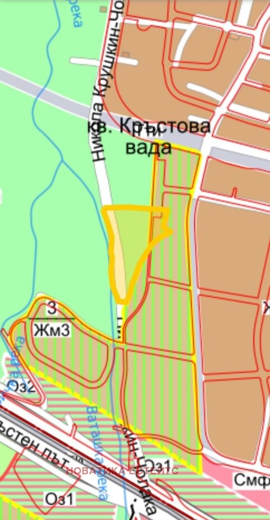 Продава  Парцел, град София, Кръстова вада •  960 000 EUR • ID 79065610 — holmes.bg - [1] 