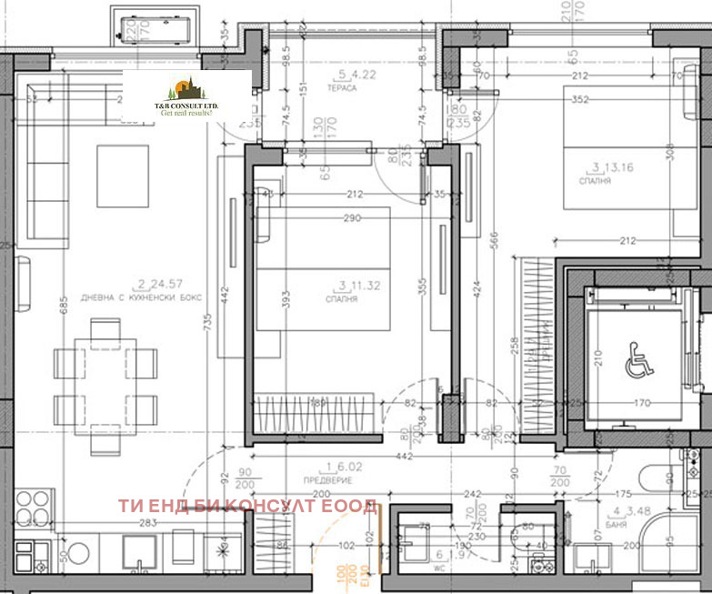 Satılık  2 yatak odası Sofia , Malinova dolina , 95 metrekare | 60619711 - görüntü [4]