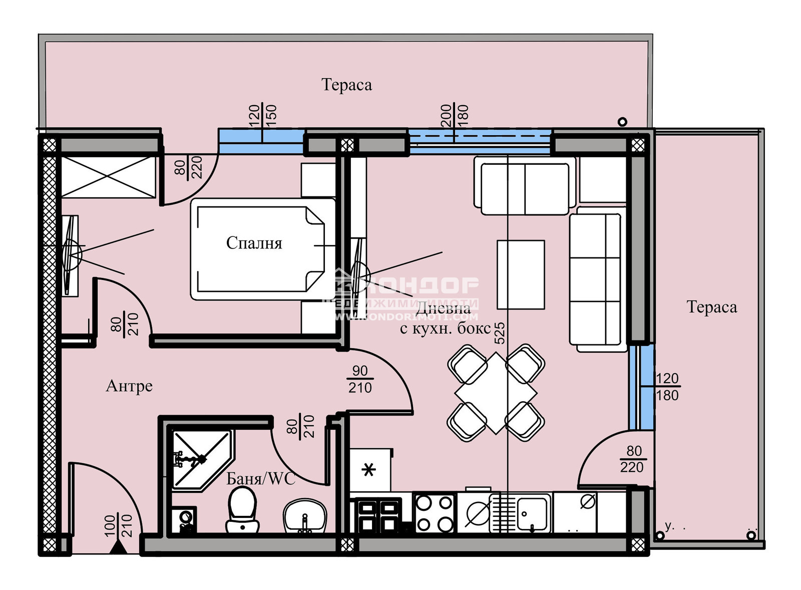 Продава 2-СТАЕН, гр. Пловдив, Христо Смирненски, снимка 2 - Апартаменти - 49954251