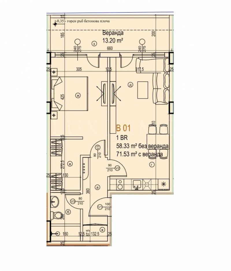 Zu verkaufen  1 Schlafzimmer Sofia , Manastirski liwadi , 79 qm | 41242191 - Bild [14]