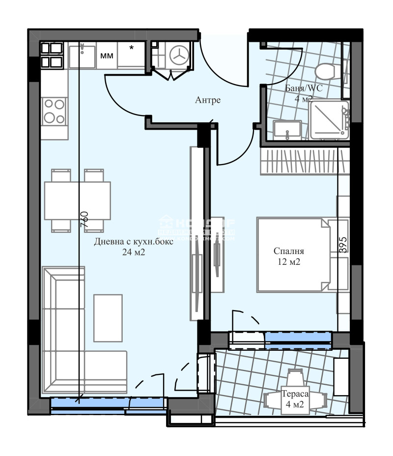 Продава  2-стаен град Пловдив , Христо Смирненски , 67 кв.м | 29638078 - изображение [2]