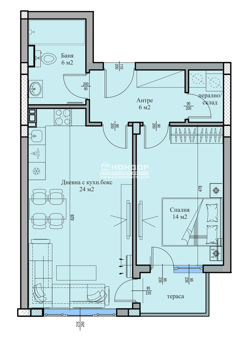 Продава  2-стаен град Пловдив , Въстанически , 74 кв.м | 18400574 - изображение [4]