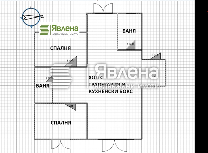 En venta  2 dormitorios Sofia , Tsentar , 90 metros cuadrados | 43911484 - imagen [15]