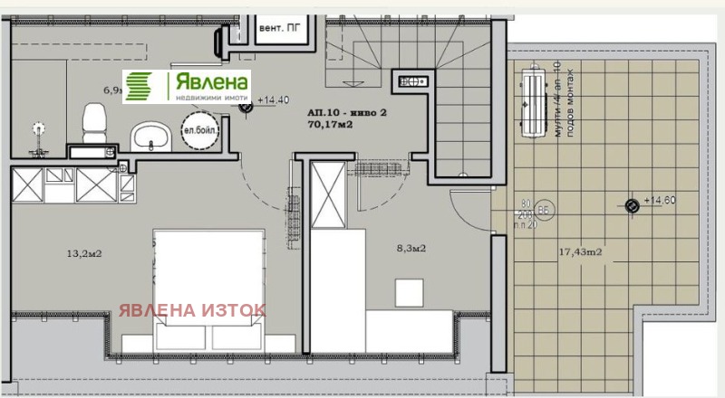 Продава 4-СТАЕН, гр. София, Хаджи Димитър, снимка 9 - Апартаменти - 53228862