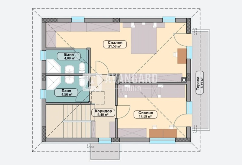 Продается  Дом область Варна , Приселци , 158 кв.м | 77093489 - изображение [10]