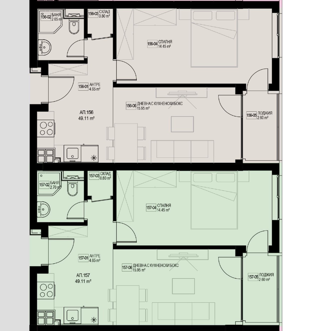 Продава 2-СТАЕН, гр. София, Студентски град, снимка 2 - Апартаменти - 52659040