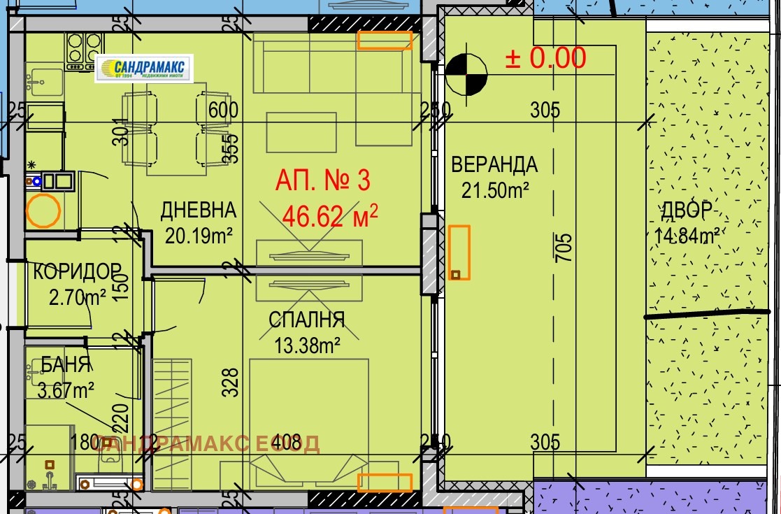 Продава 2-СТАЕН, гр. София, Манастирски ливади, снимка 2 - Апартаменти - 53800554