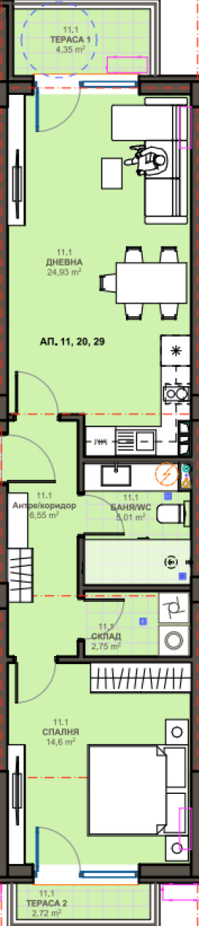 Продава 2-СТАЕН, гр. Поморие, област Бургас, снимка 2 - Апартаменти - 54197920