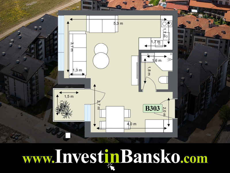 Продава 1-СТАЕН, гр. Банско, област Благоевград