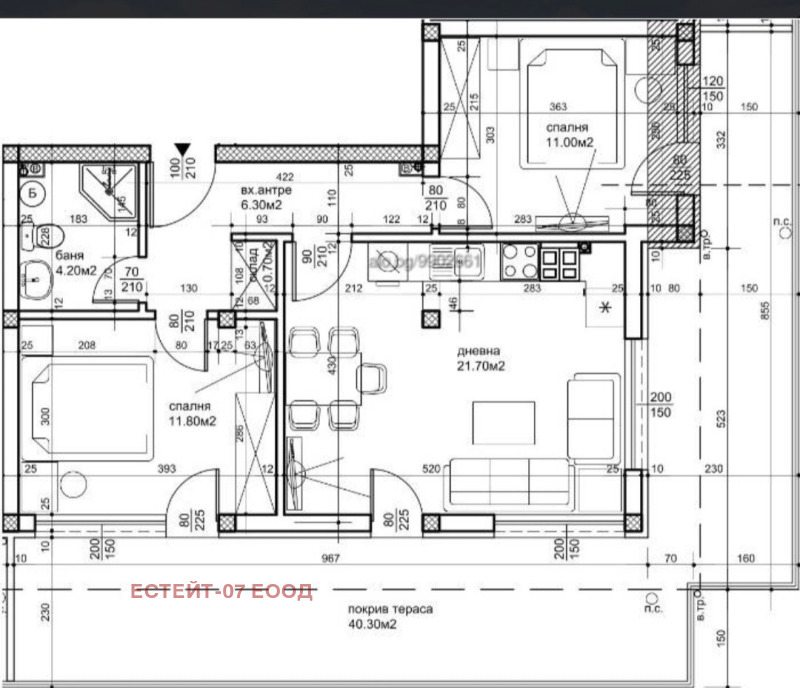 Na prodej  2 ložnice Plovdiv , Christo Smirnenski , 118 m2 | 51498295 - obraz [9]