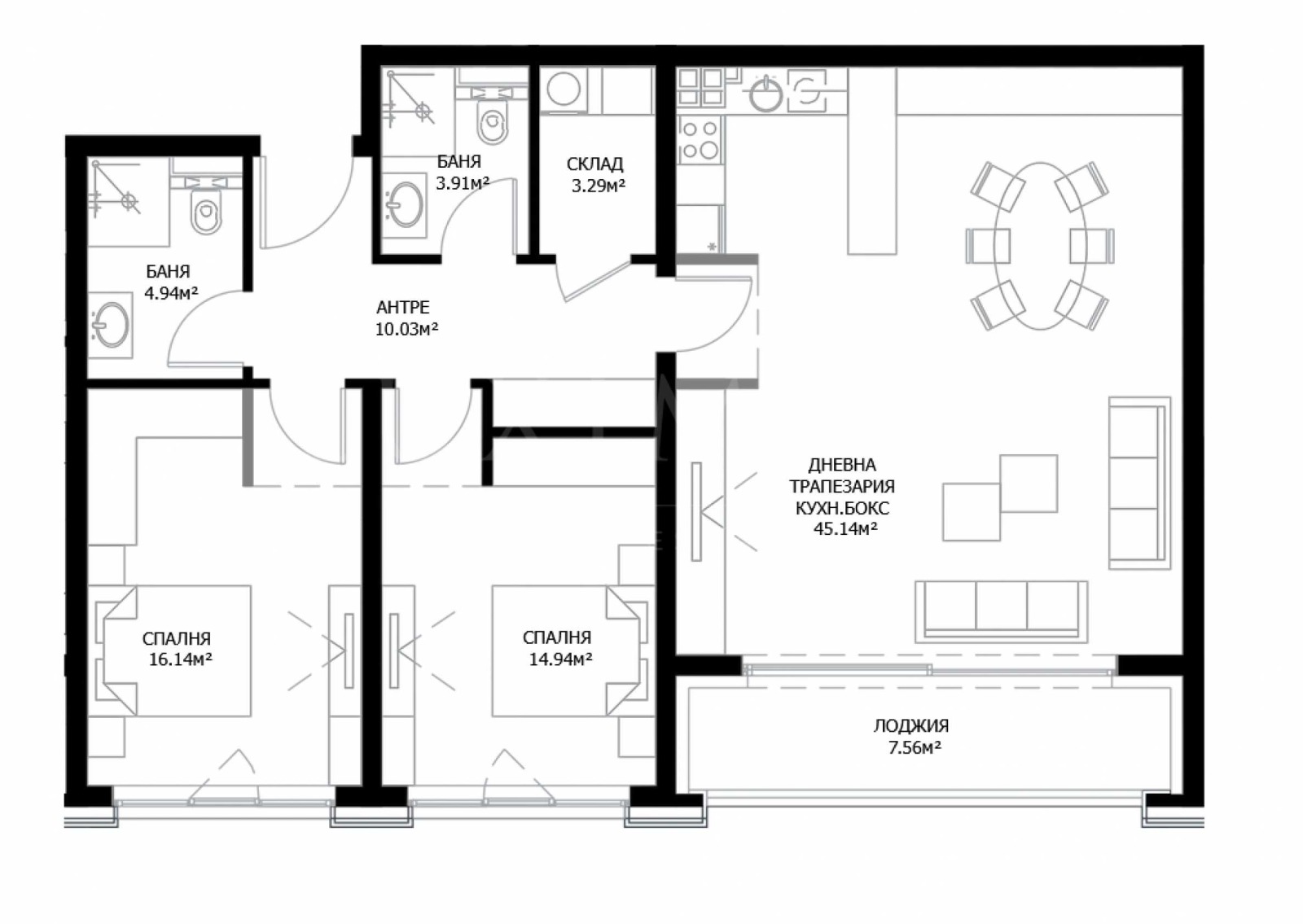 Продава 3-СТАЕН, гр. София, Драгалевци, снимка 6 - Апартаменти - 56740406