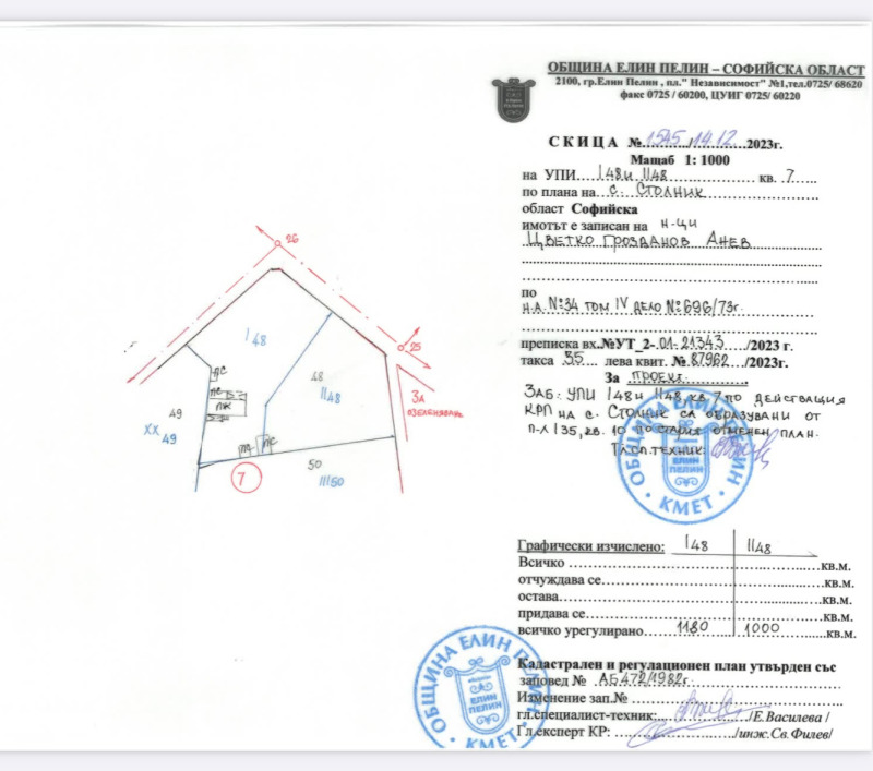 Til salg  Grund region Sofia , Stolnik , 1000 kvm | 24226294 - billede [8]