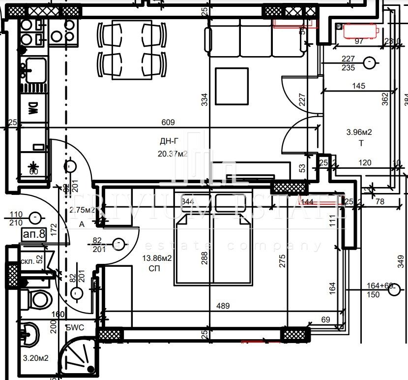Продава 2-СТАЕН, гр. Пловдив, Христо Смирненски, снимка 2 - Апартаменти - 52738017