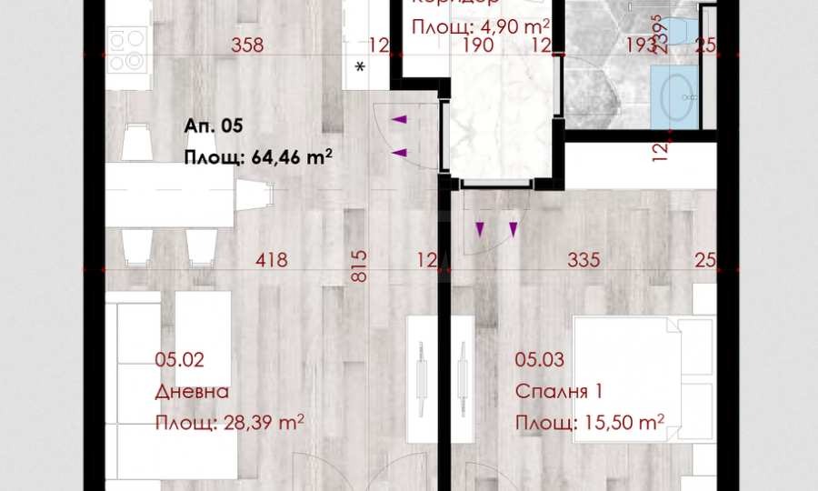 Продава 2-СТАЕН, гр. София, Витоша, снимка 2 - Апартаменти - 55890038