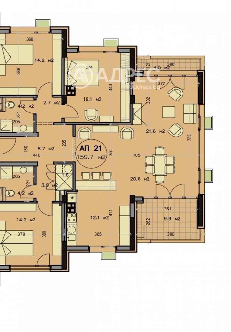 Продава МНОГОСТАЕН, гр. София, Горна баня, снимка 3 - Апартаменти - 53393025