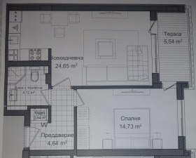 1 chambre Gagarin, Plovdiv 3