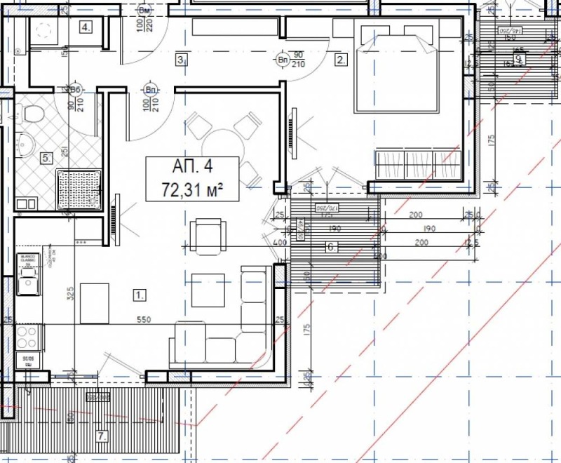 Myytävänä  1 makuuhuone Sofia , Mladost 4 , 84 neliömetriä | 54626923 - kuva [2]