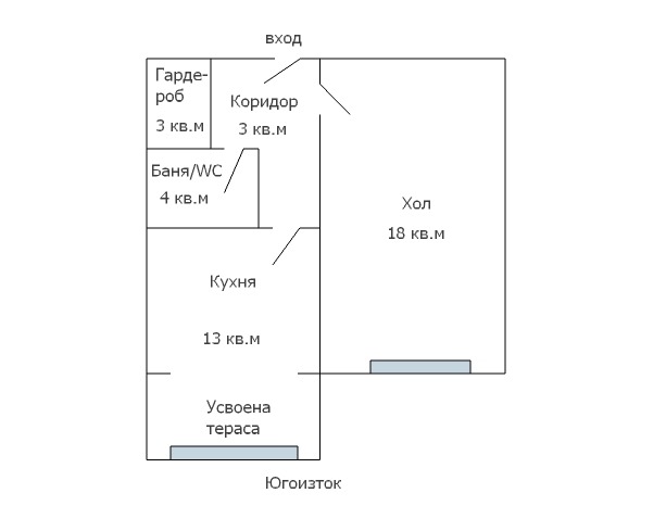 Продава 2-СТАЕН, гр. Варна, Лятно кино Тракия, снимка 16 - Апартаменти - 52374388
