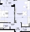 Продава  2-стаен град Бургас , Хоризонт , 68 кв.м | 52499895 - изображение [2]
