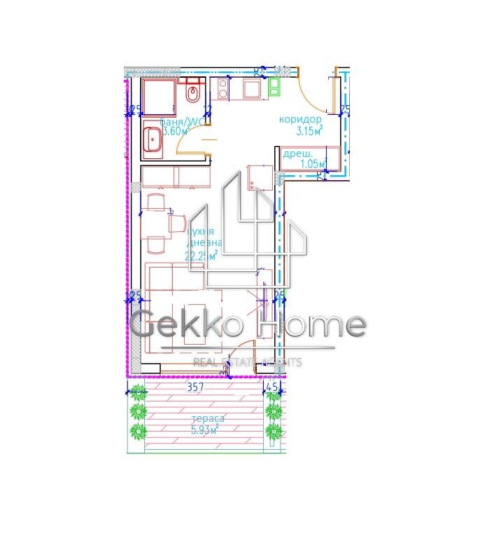 Продава  1-стаен област Варна , с. Шкорпиловци , 50 кв.м | 37653373 - изображение [2]