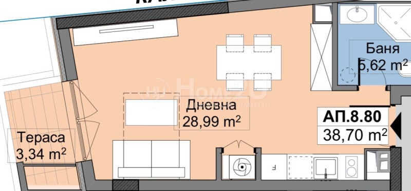 Til salg  Studie Sofia , Ovcha kupel 2 , 45 kvm | 21785468 - billede [6]