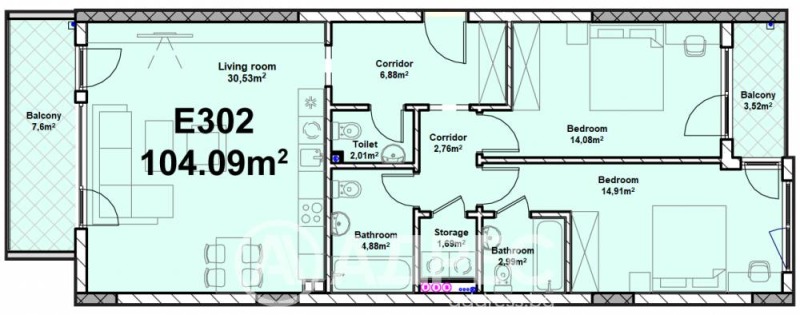 Продава 3-СТАЕН, гр. София, Полигона, снимка 4 - Апартаменти - 53365788