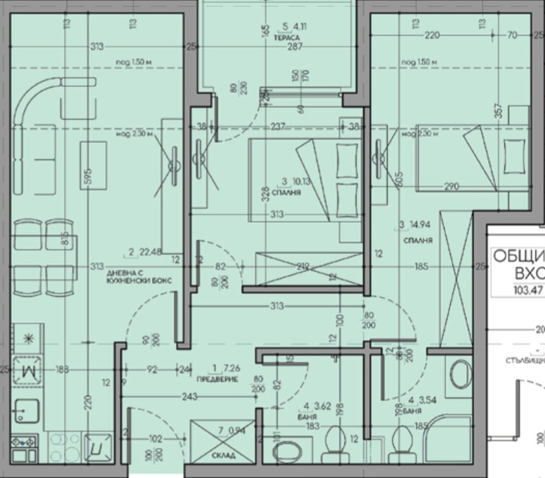 Продава 3-СТАЕН, гр. София, Малинова долина, снимка 2 - Апартаменти - 55048891