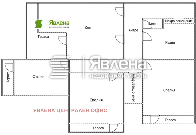 Till salu  3 sovrum Sofia , Iztok , 265 kvm | 47243430 - bild [12]