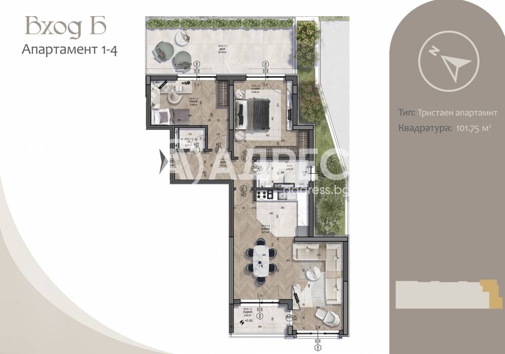 Продава 3-СТАЕН, гр. София, Бояна, снимка 4 - Апартаменти - 55468027