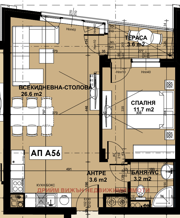 Продава  2-стаен град София , Кръстова вада , 68 кв.м | 99540423 - изображение [6]