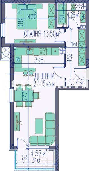 Продава  2-стаен град Пловдив , Център , 84 кв.м | 40635082 - изображение [10]