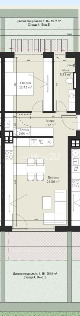 Продава 2-СТАЕН, гр. София, Малинова долина, снимка 5 - Апартаменти - 53887339